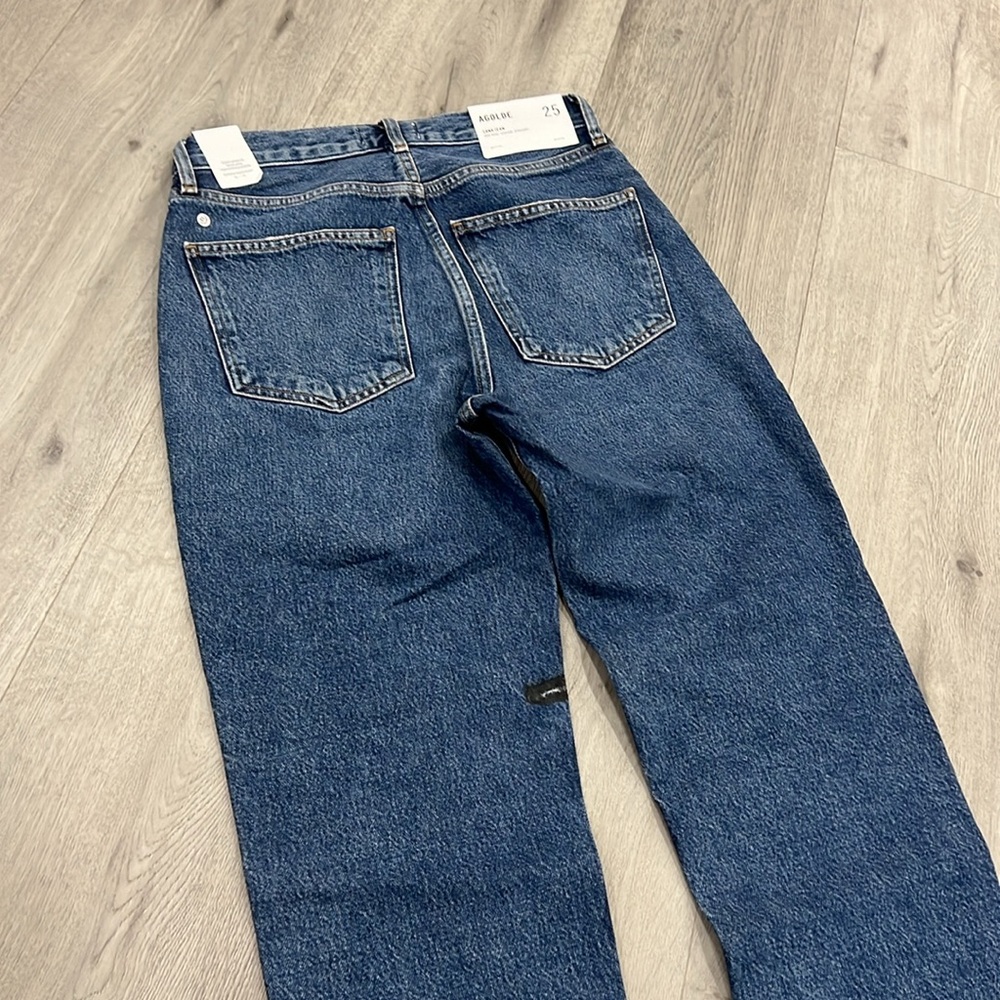 AGOLDE Lana Mid Rise Vintage Straight in Pattern - Picture 8 of 10
